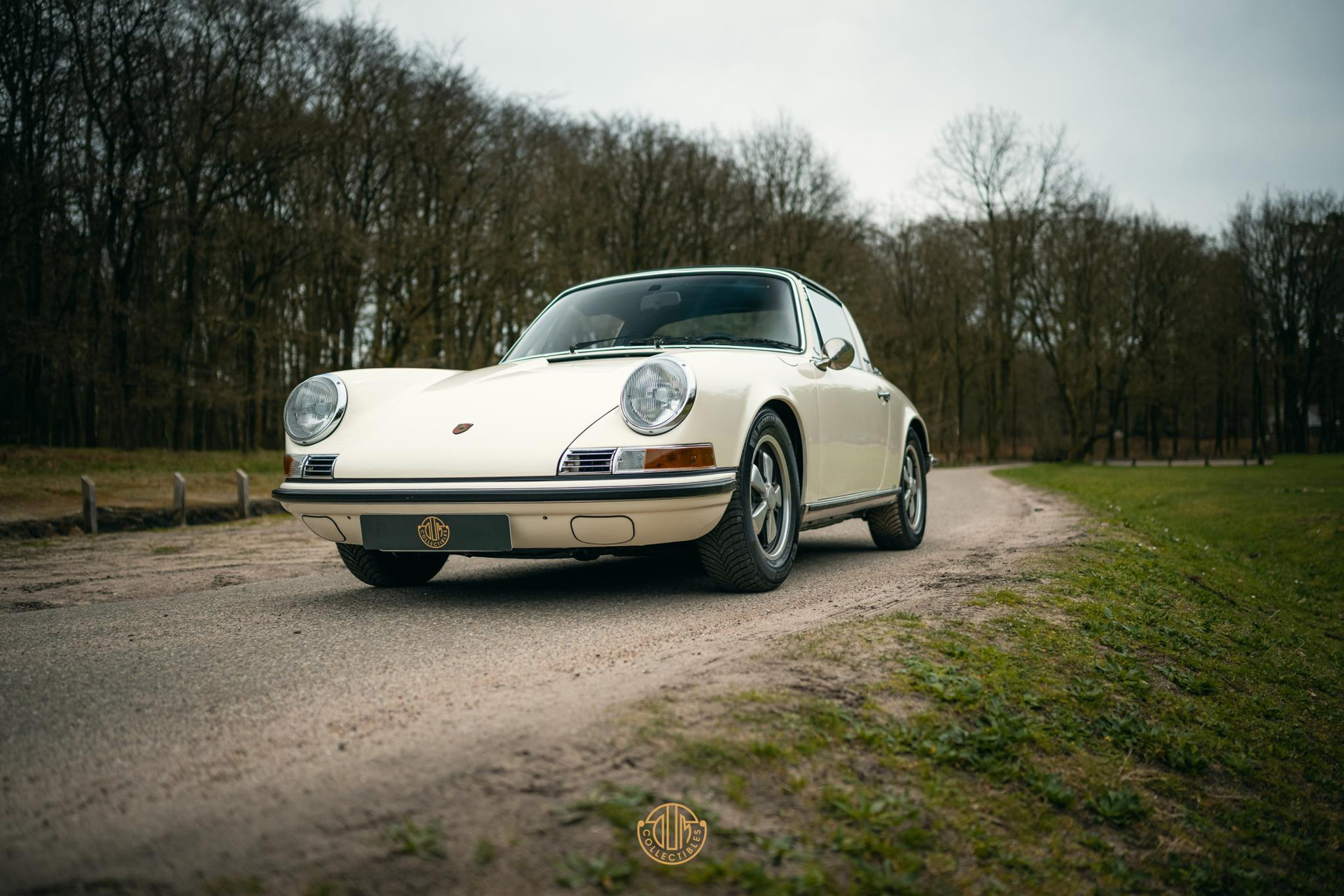 Porsche 911 T Targa Ölklappe Fully Restored 1972 Hellelfenbein Weiß 47