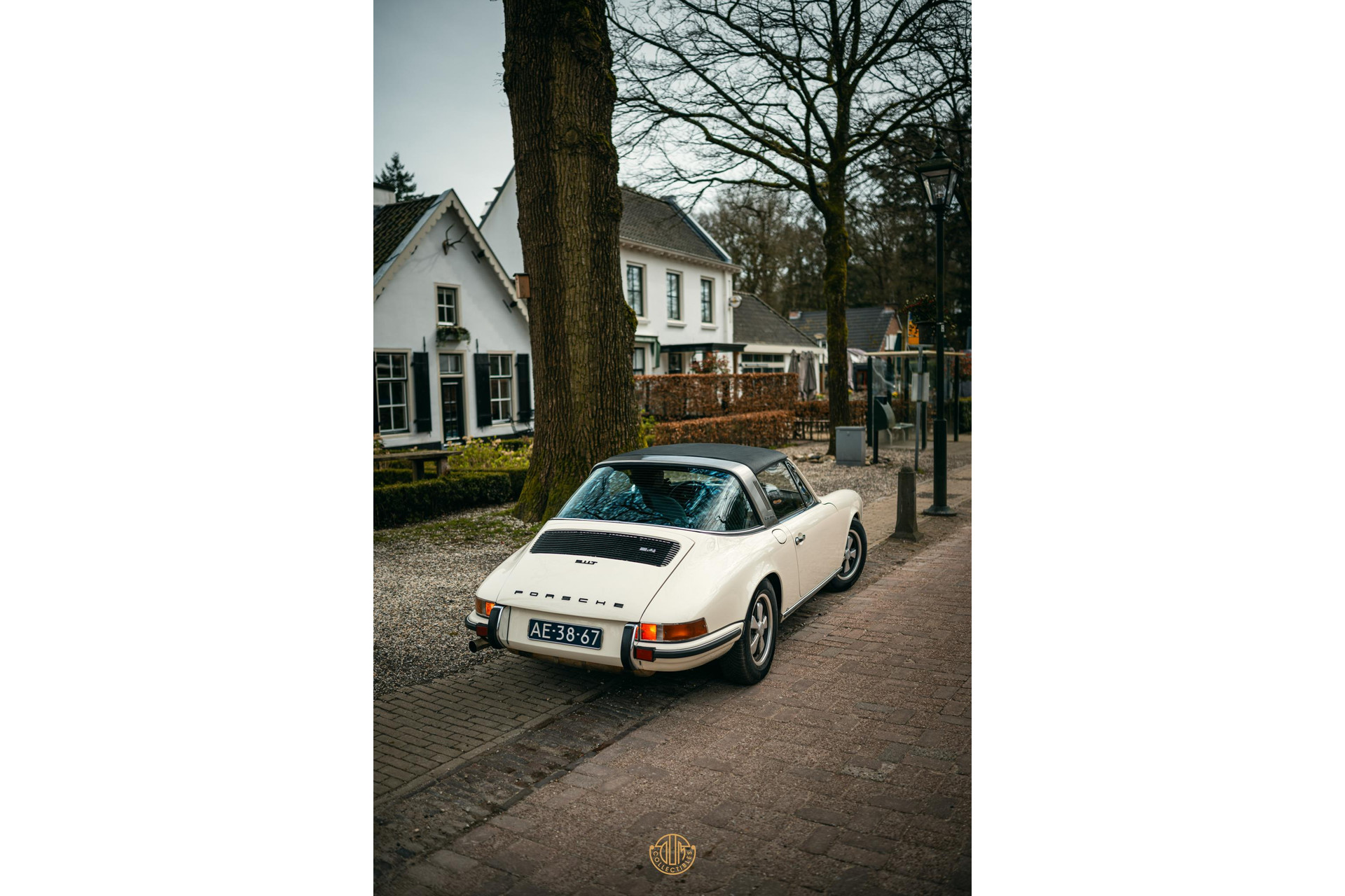 Porsche 911 T Targa Ölklappe Fully Restored 1972 Hellelfenbein Weiß 5