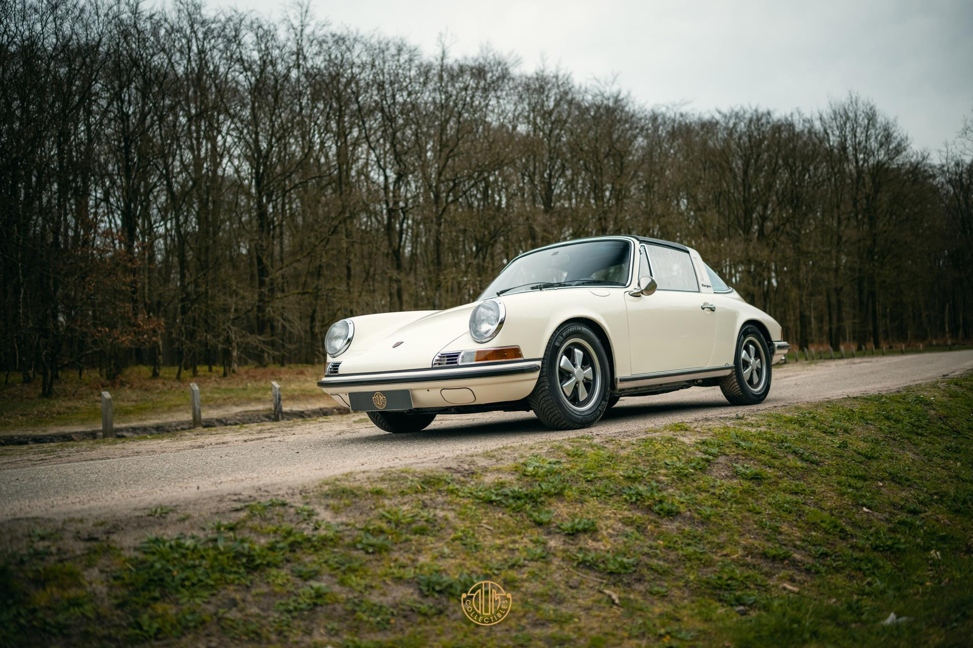 Porsche 911 T Targa Ölklappe Fully Restored 1972 Hellelfenbein Weiß 7