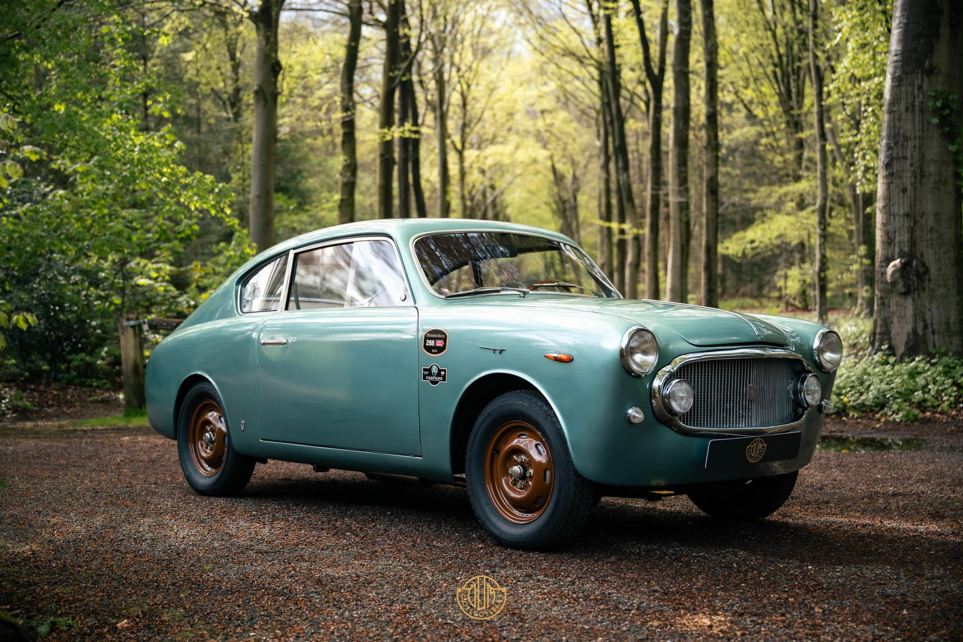 Fiat 1100 TV Vignale Charmant - MILLE MIGLIA 1953 azzurro 1